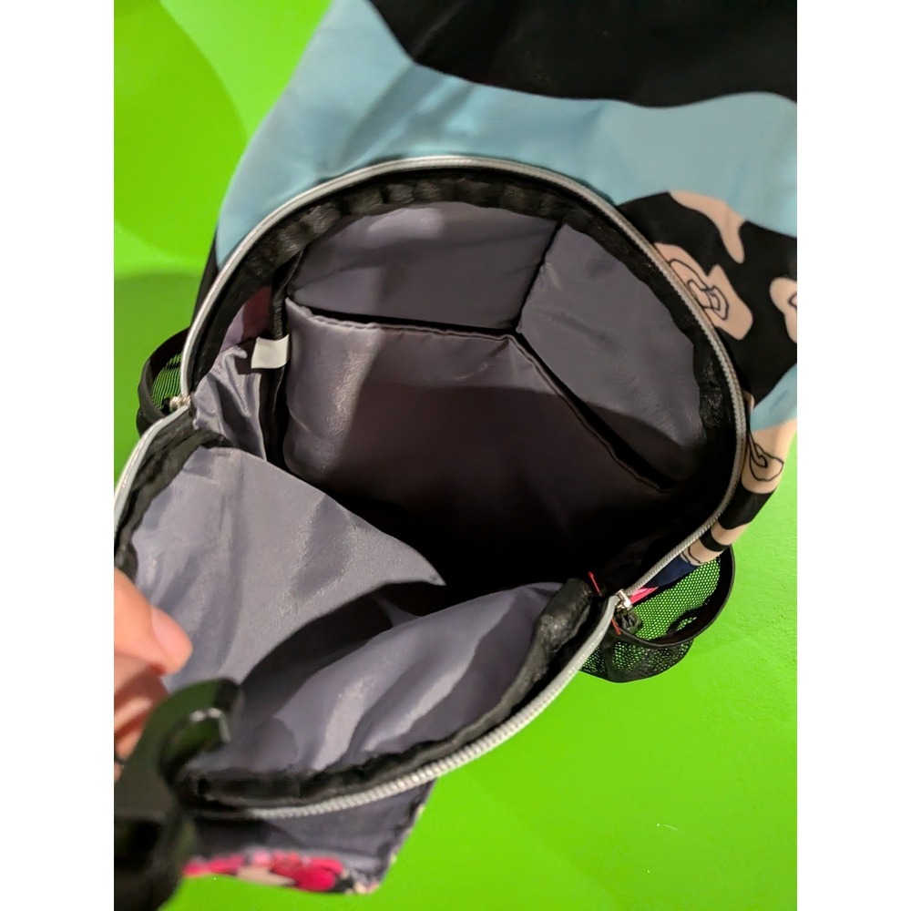 Moiso Sling Bag Camo Multicolor Crossbody Pink Purple Blue - Picture 8 of 9
